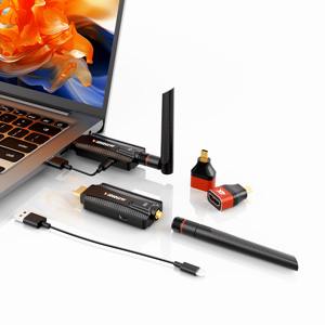 Transmisor y Receptor de Video Inalámbrico Full HD de 200M para Reuniones, Proyector de TV, Cámara CCTV, Transmisión en Vivo, Transmisión Inalámbrica para Exteriores - Product Image 3