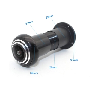 广角无线双流TUYA门眼窥视孔H.265X/H.264 WIFI&SD 3MP CMOS IP摄像头1.66mm双向音频 - Product Image 2