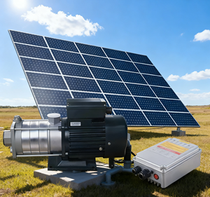 Kit de <span class=keywords><strong>pompe</strong></span> <span class=keywords><strong>solaire</strong></span> <span class=keywords><strong>pour</strong></span> étang à basse pression, écologique, <span class=keywords><strong>pour</strong></span> l'irrigation des jardins et les cascades - Product Image 2