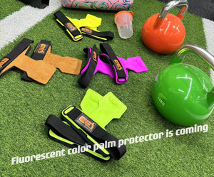 ヘビーネオプレンリストレスト重量挙げグリップフックラバースリングデッドリフト代替ジムスポーツボディービル用クッション付き - Product Image 2