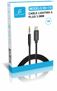 Cable de audio ELE-GATE de 3,5 mm con conector de 8 pines para auriculares con cable, sistema de audio estéreo para el hogar y sistema de audio para automóvil, compatibilidad universal - Product Image 6