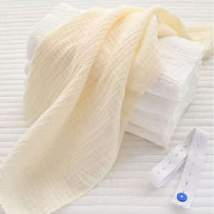 カスタマイズされた8枚入りパック 42*45cm ムスリンコットン ソフトで通気性があり吸収性のあるベビー用再利用可能おむつ 多目的新生児用子供用ナプキン - Product Image 6