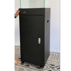 ColingLiving COLL001 16.5 pollici <span class=keywords><strong>gpl</strong></span> acciaio nero firepit cube caminetti indipendenti da esterno - Product Image 3