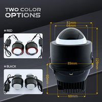 Phare antibrouillard Bi-LED 3 pouces tricolore IP67 pour Isuzu D-MAX 2020-2022 et Ford Fiesta 2006 et modèles ultérieurs – Vente en gros