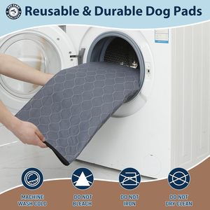 2025 Großhandel Bestseller Gesteppte Umweltfreundliche Waschbare Trainingsunterlagen für Haustiere Wiederverwendbare Wasserdichte Welpen Pinkelunterlagen - Product Image 2