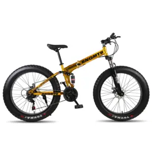 Cerchio in lega di alluminio a buon mercato mountain bike telaio in acciaio 26 pollici fat tire snow mountain bike