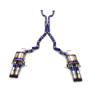 ODM Performance Catback per <span class=keywords><strong>BMW</strong></span> <span class=keywords><strong>M5</strong></span> <span class=keywords><strong>E60</strong></span> 5.0 2003-2010 auto da corsa scarico titanio viola Valvetronic silenziatore - Product Image 1