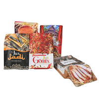 Sacs personnalisés à fond plat en aluminium et plastique avec fermeture éclair pour chiens et chats, 5 kg, 10 kg, 15 kg, 20 kg, 25 kg