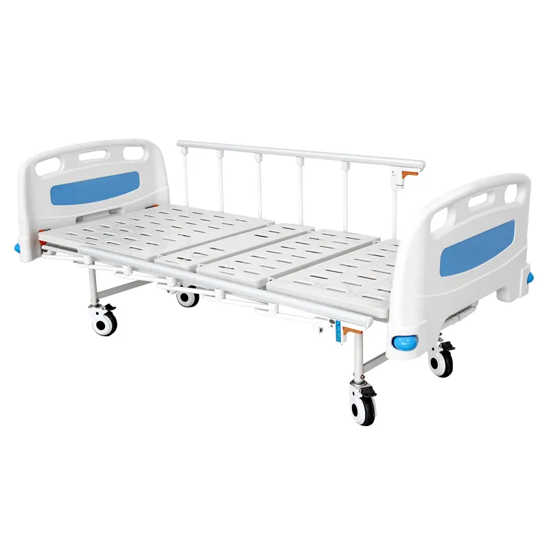 Camas de enfermagem manuais, camas de enfermagem para pacientes clínicos hospitalares, camas de pacientes médicos de UTI de duas funções