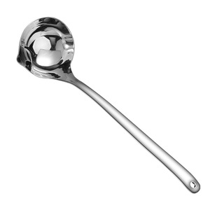 Cuchara para filtrar aceite de acero inoxidable 316, utensilio de cocina con mango largo y grueso para separar sopa, para uso doméstico en ollas calientes - Product Image 5