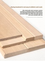 Paneles de Madera Sólida de Abachi, Hemlock, Cedro Rojo Occidental Canadiense, Roble Blanco, Teca Sudamericana, Rejillas de Madera