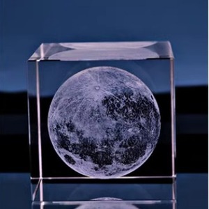 Chất lượng cao trong suốt 3D Pha Lê Cube pha lê trang trí nội thất bài viết sáng tạo Glass Cubes pha lê trang trí nội thất - Product Image 4