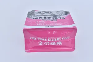O costume impresso levanta-se o saco plástico para embalagem de alimentos para animais de estimação AluminumFoil gato cão para ameixa