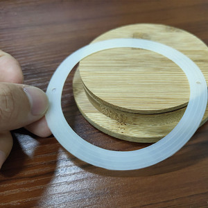 Diverses tailles de joint d'étanchéité en caoutchouc de silicone rond plat de qualité alimentaire sûr pour couvercle en bois, tasse - Product Image 6