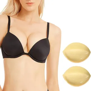 Super Sticky Breathable Reusable Push Up Bras Double-side Bra Inserts Custom Bra Pad For Women Wedding Dresses Reusable