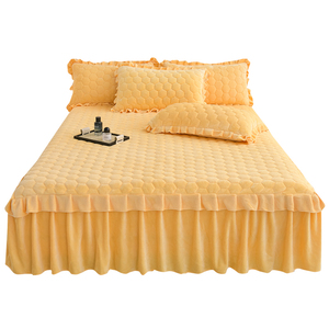 Vente en gros Ensembles <span class=keywords><strong>de</strong></span> draps housse <span class=keywords><strong>de</strong></span> <span class=keywords><strong>lit</strong></span> doux et respirant Couvre-matelas d'hiver protecteur <span class=keywords><strong>King</strong></span> <span class=keywords><strong>Size</strong></span> - Product Image 6