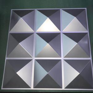 Alta qualità 3d carta da parati durevole Paintable 3d pannelli di parete di <span class=keywords><strong>colore</strong></span> <span class=keywords><strong>grigio</strong></span> per la decorazione - Product Image 2