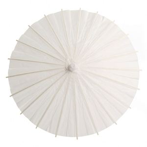 Parasol de mariage blanc de haute qualité en promotion, souvenir personnalisé avec logo, pagode en papier - Product Image 5