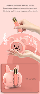 เครื่องเล่นเพลงเครื่องอัดเสียง KTV ไมโครโฟนคาราโอเกะแบบมือถือพกพาไร้สายของขวัญคริสต์มาส<span class=keywords><strong>ล่าสุด</strong></span>สำหรับเด็ก - Product Image 4