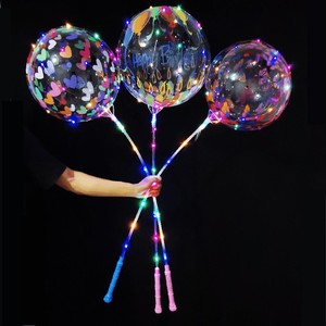 Nueva Cadena de Luces LED de 3m, 3 Secciones, con Mango para Globos LED, Luces Intermitentes, Cadena de Luces LED Luminosa para Globos <span class=keywords><strong>Bobo</strong></span> - Product Image 6