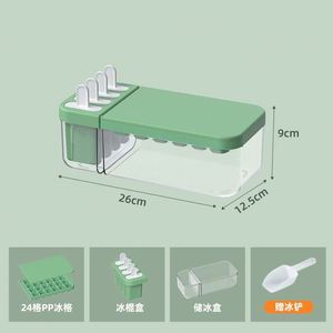 BPA Free Ice Cube Tray Mold Silicone Ice Cube Tray Box Ice Cream Box Container for Chilling Drinks <b>Coffee</b> Juice - Product Image 2