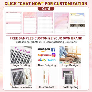 Faux Cils En Gros Style <span class=keywords><strong>Manga</strong></span> Pointe Dispersée, Kit d'Extensions de Cils Inférieurs et Touffus Mélangés - Product Image 5