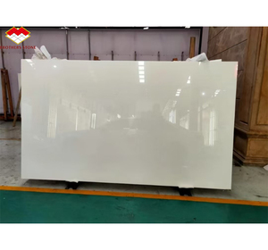 מחיר תחרותי לבן ננו אבן שיש לוחות גדולים בסין סין G7 microlite זכוכית לבן קריסטל countertop - Product Image 3