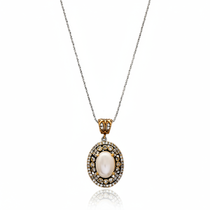 Authentique Argent Perle Pendentif En Gros Turc 925 Bijoux en Argent Sterling En Ligne Pour Les Femmes - Product Image 2