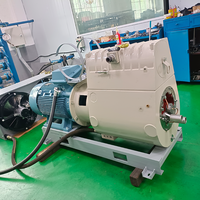 Mini compresseur d'air à palettes lubrifiées 1,5-55 kW, pompe à air compacte et silencieuse avec moteur pour la maison et les petits ateliers