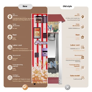 Máquina expendedora automática inteligente comercial, puesto que funciona con monedas para máquina expendedora eléctrica de palomitas de maíz - Product Image 5