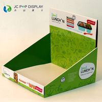 Exhibidor de Cartón Personalizado para Productos Populares, Caja Publicitaria Giratoria Moderna, Plegable, Compacta, para Mostrador o Mesa