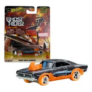 Coche de juguete Hot Wheels Pop Culture Ghost Rider Charger de aleación de zinc fundido a presión para Hot Wheels PC - Product Image 2