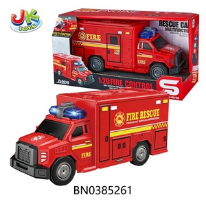 1/20 scala di simulazione <span class=keywords><strong>camion</strong></span> dei pompieri modello di plastica rossa <span class=keywords><strong>giocattolo</strong></span> <span class=keywords><strong>camion</strong></span> dei pompieri con musica leggera per bambini veicolo <span class=keywords><strong>giocattolo</strong></span> città fuoco - Product Image 6