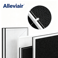 Filtre de remplacement Beurer LR-500 compatible avec les purificateurs d'air Beurer LR 500 et Purafide Air XP360, véritable filtre HEPA au charbon actif