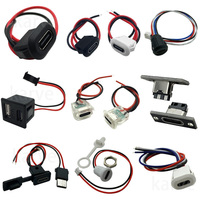 Conector Macho Tipo-C de 90 Grados, 4 Puntos de Soldadura, Carcasa Extensible de Cobre, Cable de Datos para Teléfono Móvil 3A, Enchufe de Carga para Juegos, USB