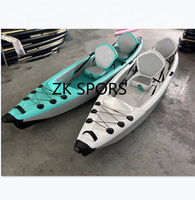 Kayak Inflable de Pesca de PVC de Doble Capa con Tecnología Drop Stitch de 420 cm, Entrega Rápida, en Existencia