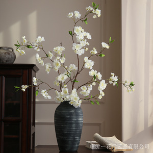 ดอกซากุระประดิษฐ์ ยี่ห้อ Yihua ดอกไม้ผ้าไหมสีขาว สีชมพูแชมเปญ ตกแต่งบ้าน สไตล์โมเดิร์นเรียบง่าย - Product Image 2