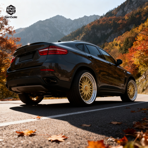 4 Piezas Nuevas <span class=keywords><strong>Llantas</strong></span> de Aleación de Aluminio Forjado Pintadas de 18-20 Pulgadas 5x112/120 PCD Multirradio de Dos Piezas 30mm 100mm 20mm - Product Image 6