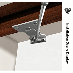 Door Closer Parallel Arm <strong>Bracket</strong> Reverse Mounting Plate Aluminum Alloy Fire Door Closer <strong>Bracket</strong> - Product Image 2