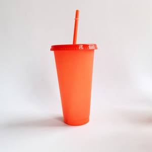 24oz 10 Pak cangkir berubah warna baru sensitif panas berubah plastik cangkir menyenangkan - Product Image 6