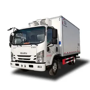 ISUZU 700P freezer delivery truck 4x2 10ton minus 18 degree refrigerator box truck for sale