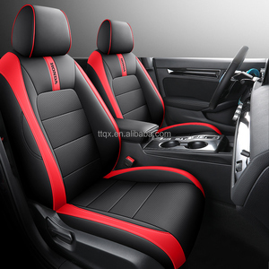 ปลอกหุ้มเบาะรถยนต์สีแดงดำแบบสั่งทำพิเศษสำหรับ Honda HR-V ปี 2016 ถึง 2026 ตะเข็บเย็บอย่างประณีต ระบายอากาศได้ดี ครอบคลุมเต็มรูปแบบ ใช้ได้ทุกสภาพอากาศ - Product Image 1