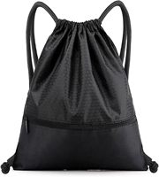 Nueva Mochila Deportiva Casual con Cordón y Logotipo Personalizado, Bolsa Impermeable de Oxford con Cierre de Cremallera para Actividades al Aire Libre