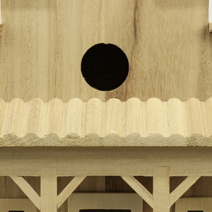 Usine en gros conception personnalisée logo personnalisé jardin extérieur décoratif grand nid d'oiseau en bois maison d'insecte en bois - Product Image 5