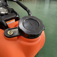 Compacteur à plaque vibrante 100 kg 5,5 CV avec moteur Honda, réservoir d'eau, faible consommation de carburant, pour compactage de terrassement et construction routière
