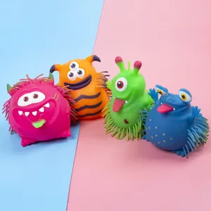 2024 Hot Sale Promotional TPR Cute Kids Big Alien Fidget Sensory Toys 1 Eye Monster Puffer Ball Toys Stress Relief Toys