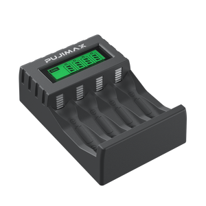 <span class=keywords><strong>Caricabatterie</strong></span> Portatile PUJIMAX con Display LCD a 4 Slot <span class=keywords><strong>per</strong></span> <span class=keywords><strong>Batterie</strong></span> <span class=keywords><strong>Ricaricabili</strong></span> <span class=keywords><strong>AA</strong></span>/AAA Ni-MH/Ni-CD, Uscita 1.2V, Micro USB Tipo-C - Product Image 5