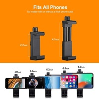 Supporto per Telefono con Rotazione a 360 Gradi, Treppiede Portatile per Foto e Video, Asta Selfie, Stabilizzatore Gimbal, Adattatore per Montaggio