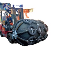 Defensa Neumática Marina Inflable Tipo Yokohama D1.5L3.0m con Cadena y Redes para Neumáticos