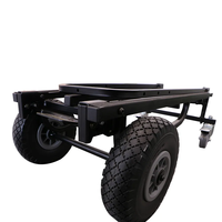 Chariot à sac à main à 4 roues, pliable, utilitaire, roulant, pour maison de déménagement d'usine, outil en métal, chariot à main